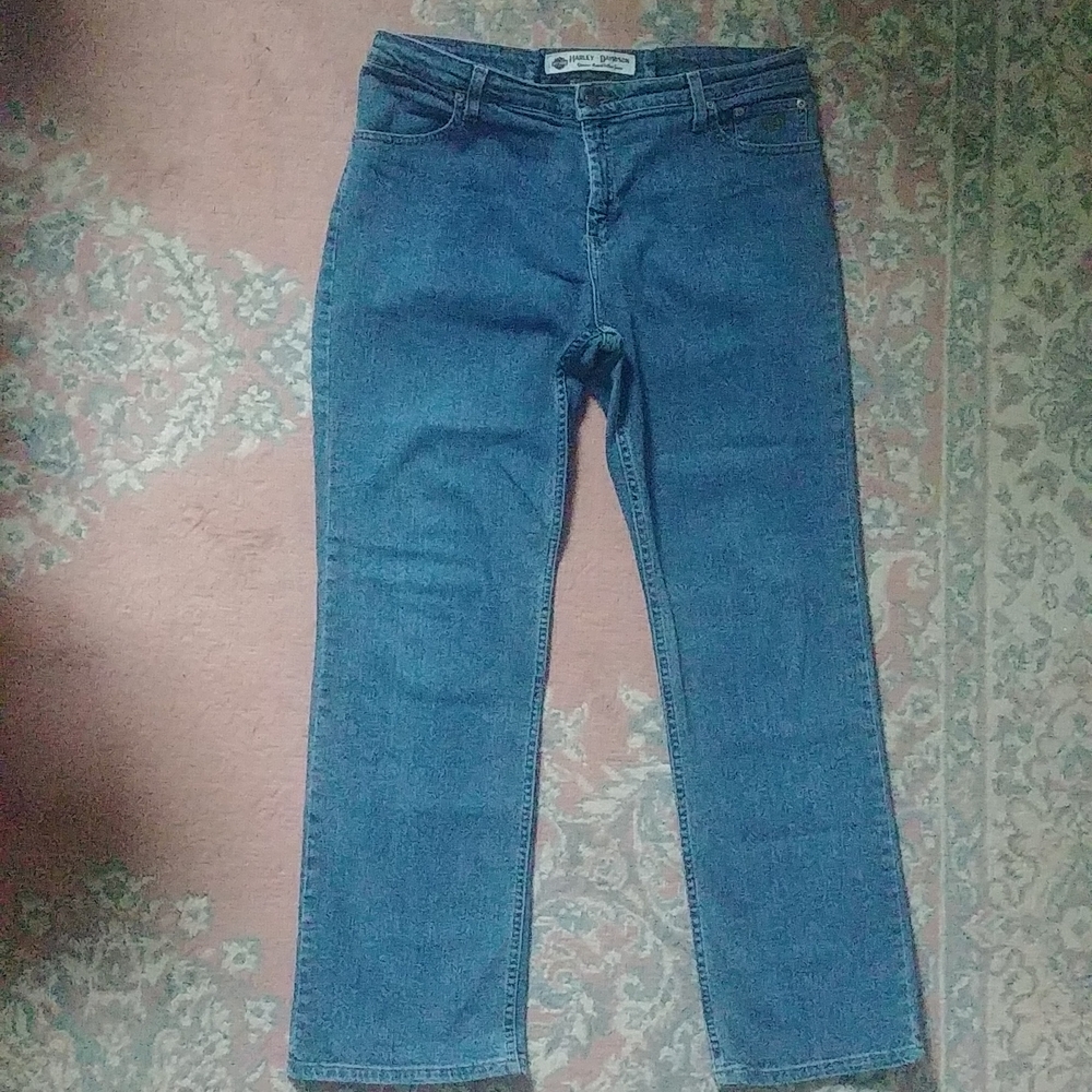HARLEY-Davidson blue jean,  sz 16 reg straight leg.